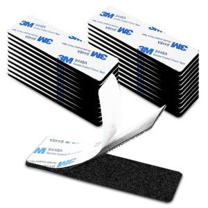 20 Paires Scratch Autocollant Double Face Extra Fort 3Cm X 10Cm Adhésif Puissant Bande Bande Scratch Adhésive Adhésif Puissant