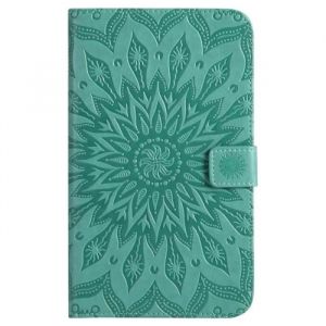 Samsung Galaxy Tab A6 7.0 SM-T280 T285 Housse de Protection Tablette Folio Portefeuille Etui Case Avec Support Antichoc - Vert