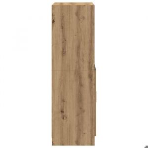 Moderne Placard/Armoire de cuisine SWEETY Meuble bas de rangement ch&ecirc;ne artisanal 57x415x1315 cm BB2367