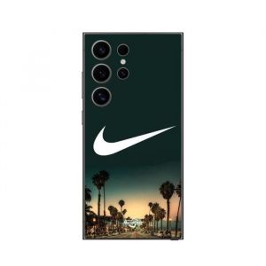 Coque - Nike - Samsung Galaxy S24 Ultra - Souple - Palmiers de Californie - Vert