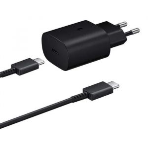 Chargeur Secteur Rapide 25W avec Cable de charge USB-C Type C pour Nokia 6.1 2018 5.5"-Nokia 7 Plus 6" - Noir - Yuan Yuan