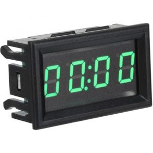 Garosa horloge de voiture LED D&eacute;coration daccessoire dhorloge de montre de voiture lumineuse num&eacute;rique &eacute;lectronique &agrave; LED