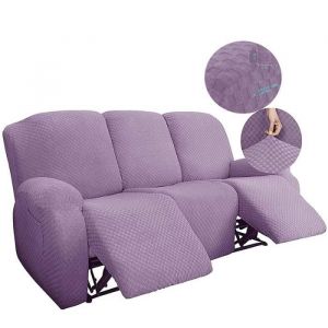 Canapé Relax Sofa Housse 3 Place Fauteuil Relax Housse De Canapé Les Chats Et Les Chiens Enfant Protège Canapé Housse-Violet