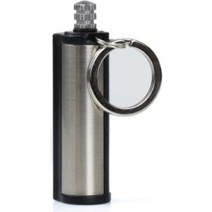 2 pièces Allume-feu de survie en plein air et allumette - Briquet permanent en métal étanche - Match Striker Kering pour le camping