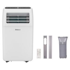 SHINCO Climatiseur Mobile Wifi 12000 BTU Eco R290 35 kW 4 en 1 Refroidissement Chauffage ventilateur D&eacute;shumidificateur