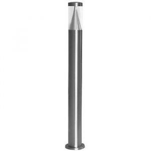 BORNE 15 LED ECLAIRAGE 80 CM DESIGN TUBE INOX POTELET LAMPE JARDIN TERRASSE LUMINAIRE EXTERIEUR