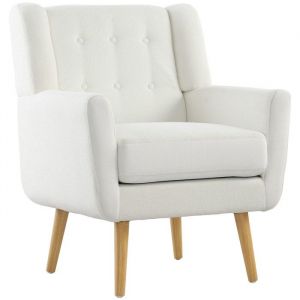 fauteuil salon Ear chair rembourré touffeté lounge chair Teddy look relax fauteuil pieds en bois chambre à coucher rembourré fau