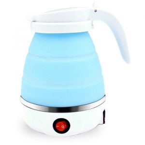 Bouilloire pliable 600 ml - Bouilloire &eacute;lectrique - Bouilloire &agrave; eau - Mini bouilloire - Th&eacute;i&egrave;re de voyage - Cafeti&egrave;re dext&eacute;rieur -