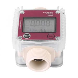Compteur de débit à turbine compteur deau de débit 10-120L / MIN jauge de débitmètre de carburant diesel numérique à