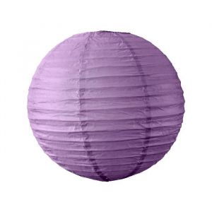 Boule Papier Aubergine 30cm - Lampion Papier en Papier de Riz - Lanterne Japonaise Aubergine pour D&eacute;coration de Mariage Anniversa