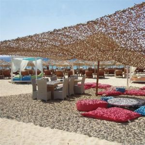 Voile dombrage - Filet de Camouflage militaire pour désert - 2M X 4M - Acrylique - Protection anti-UV