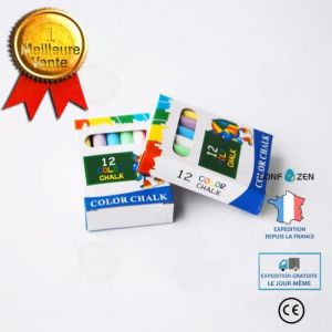 CONFO WL4433 12-36-60 pi&egrave;ces sans poussi&egrave;re craie stylo dessin craie pour tableau noir 6 couleurs papeterie bureau fournitures scola