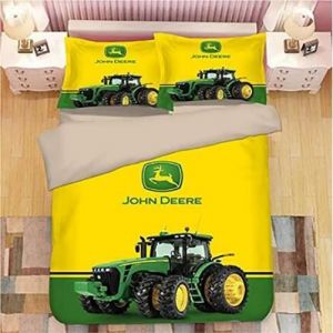 Parure de Lit Enfant 3pcs- Housse de Couette (140x210) + Taies doreiller (50x75x2) - WOVTE -jaune