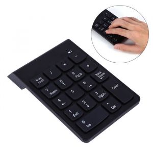 Clavier num&eacute;rique USB Mini pav&eacute; num&eacute;rique Pav&eacute; num&eacute;rique 18 touches Clavier pour ordinateur portable PC de bureau Pro HB040 -SHO