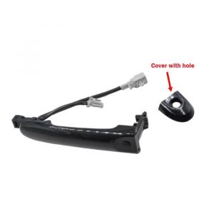 Style A avec trou - Poign&eacute;e de porte lat&eacute;rale droite pour Nissan Juke entr&eacute;e sans cl&eacute; conducteur avant O-S