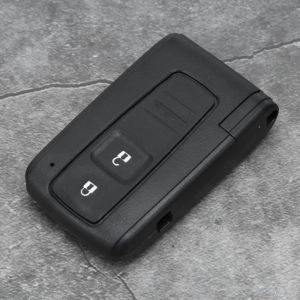 Garosa Coque Clé Voiture Télécommande 2 Boutons avec Étui de Clé et Embryon pour Toyota Prius