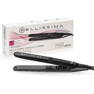 Lisseur - Bellissima - Creativity - Rev&ecirc;tement c&eacute;ramique - 5 temp&eacute;ratures r&eacute;glables - Plaques flexibles 110mm