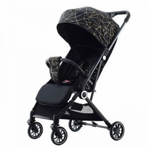 Poussette b&eacute;b&eacute; (capacit&eacute; de poids de 30 kg) adapt&eacute;e aux enfants de 0 &agrave; 4 ans comprend 4 accessoires - noire.