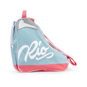 Sac de transport rollers - RIO ROLLER - SCRIPT - Turquoise - Corail - A&eacute;rations pour ventilation