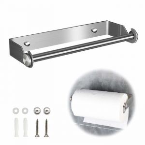 Support pour Porte Papier Cuisine Essuie Tout en Acier Inoxydable Derouleur Essuie Tout Distributeur Sopalin D&eacute;rouleur Essuie（27cm）