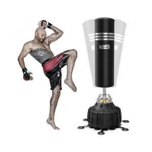 Dripex sac de frappe 178 cm sac de frappe boxe sur pied adulte autoportnat punching ball avec 25 ventouses