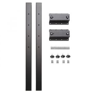 SOTECH Rallonge de plateau de table 600 x 40 x 40 mm noir Ferrure &agrave; embo&icirc;ter pour plateau dextension de table de repas bureau