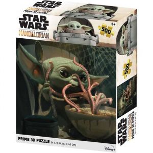 Star Wars: The Mandalorian - Puzzle lenticulaire Grogu mangeant 500 pcs 61x46 cm