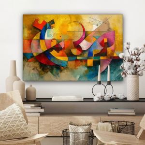 Impression sur Toile Avec cadre 60x40 cm Tableaux Decoratifs Muraux Décoration Chambre Art - Abstrait - Moderne