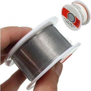 Bobine 0.6mm Fil Souder Soudure Soudage &Eacute;tain-plomb Electronique 60/40 Colophane