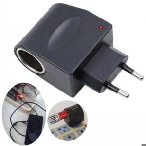 Convertisseur 230V vers 12V Adaptateur Allume-Cigare Voiture Puissance Max 6W