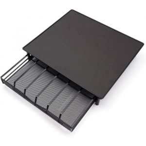 Porte Capsules Pour 36x Capsules Support à Machine Café Tiroirs Distributeur Etagere rangement en metal Stockage Dolce Gusto [468]
