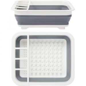 Égouttoir à Vaisselle PliableÉgouttoir à Vaisselle Pliable en Silicone PremiumGain de Place pour