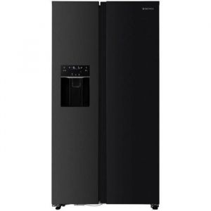 GEDTECH R&eacute;frig&eacute;rateur Am&eacute;ricain GSBSA513DX Side by Side 513L - Distributeur deau et machine &agrave; gla&ccedil;ons automatique