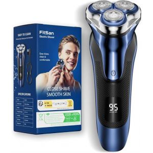 Rasoir Électrique Pour Homme Rasoir Électrique Humide Et Sec Avec Lames Powercut Rasoir Sans Fil Rechargeable Par Usb Avec Ton