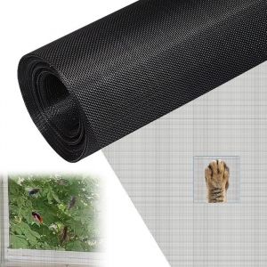 Moustiquaire Fenetre 120x250 cmGrillage Fine Maille en Fibre de VerreMoustiquaire Fenetre EnroulableR&eacute;sistant Aux UVLavable &