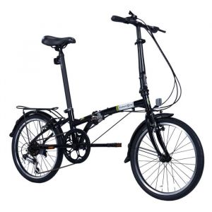 Dahon Dream D6 Vélo Pliant Adulte  20 Pouces  Vélo Pliable 6 Vitesses Freins V-Brake Sièges réglables Noir