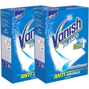 Vanish Activateurs Blanc Anti-grisaille - lot de 2 x 10 Sachets