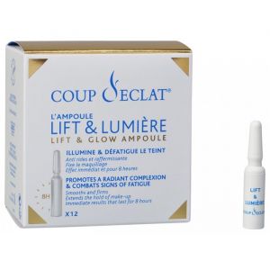 Ampoules Lift & Lumière - Coup dEclat - Anti-âge - 12 unités - Effet immédiat - Peaux sensibles