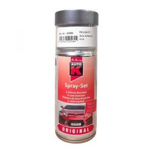 Bombe de peinture pour carrosserie - Peugeot - KCA Gris artense - 150 ml - Auto K