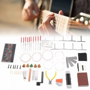 Omabeta kit doutils de guitare Kit doutils de r&eacute;paration de guitare entretien professionnel broches de pont musique produit