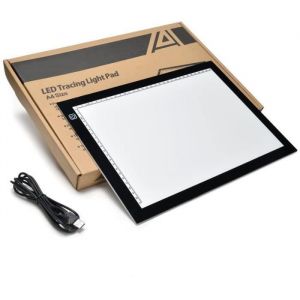 LED Tablette Lumineuse - HUAIMEIPIN - Table &agrave; dessin - Avec &eacute;chelle pour papier A3 - L 47 x P 345 x H 05 CM