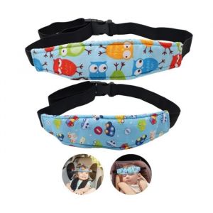 2pcs Cale Tete Enfant Voiture Cale Tete Bébé Voiture Aidez Votre Enfant à Dormir Réglable Tête Fixation Holder pour Enfants