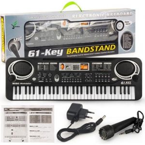 Clavier &eacute;lectronique - XICHAO - 6106 - 61 touches - Jouet musical - Microphone inclus