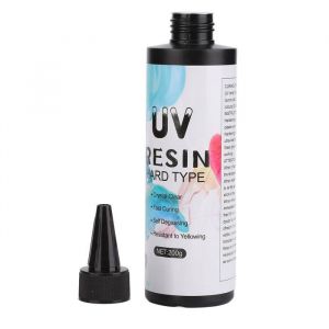 SALALIS r&eacute;sine transparente UV R&eacute;sine UV travaill&eacute;e &agrave; la main couleur transparente Anti-jaunissement bricolage outils