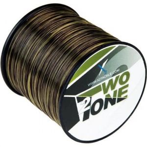Fil de p&ecirc;che - X2 - Two Tone - 0.35mm - 1000m - Monofilament r&eacute;sistant &agrave; labrasion