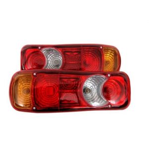 Lot de 2  Feux  Arrierè 12V 24V Pour Camion Remorque Agricole Fourgon 6 Fonctions Éclairage de plaque