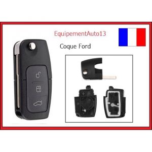 coque boitier clip t&eacute;l&eacute;commande cl&eacute; FORD C MAX SMAX FIESTA FUSION MONDEO
