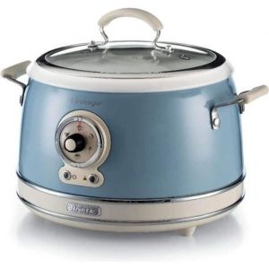 Cuiseur &agrave; Riz Slow Cooker Ariete 2904 - Ligne Vintage - 35 L - Rev&ecirc;tement C&eacute;ramique Antiadh&eacute;sif - 650 W