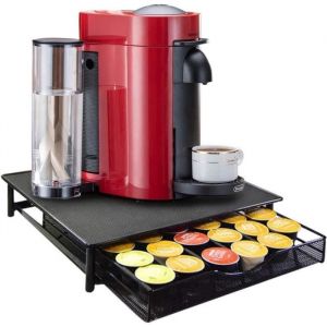 Porte Capsules Pour 36x Capsules Support à Machine Café Tiroirs Distributeur Etagere rangement en metal Stockage  Dolce Gusto