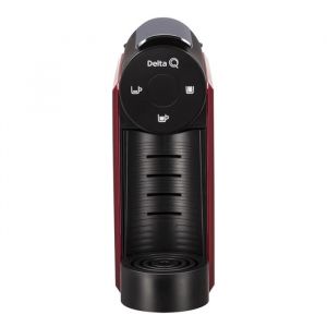 Machine à café - DELTA Q - Mini Qool - Rouge - 1200 W - Compatible Capsules Delta Q